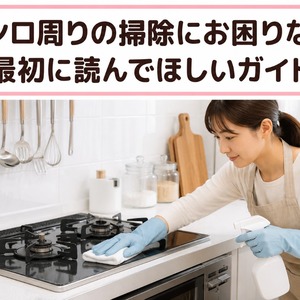 コンロ周り 掃除