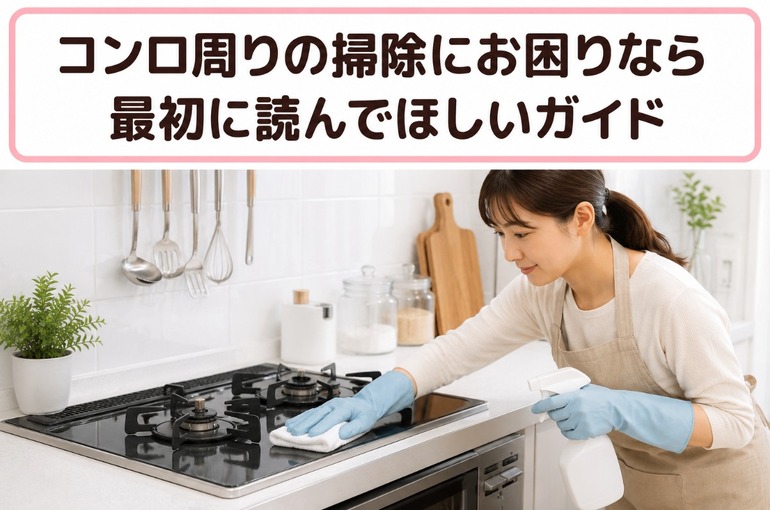 コンロ周り 掃除